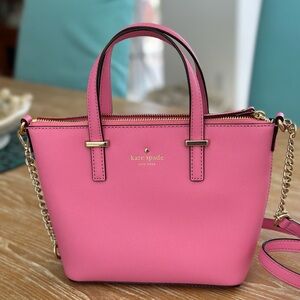 Kate Spade Cedar Street satchel, hot pink crossbody NEW no tags